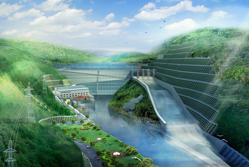 昂仁老挝南塔河1号水电站项目